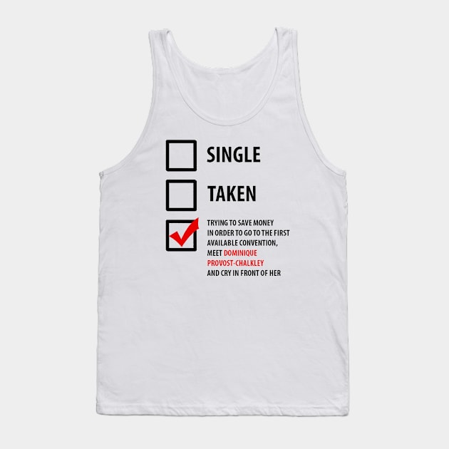 Single, Taken... Wynonna Earp Tank Top by CriSan